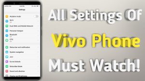 The image shows a Vivo phone with the 'Settings' app open and the 'App Lock' option highlighted.