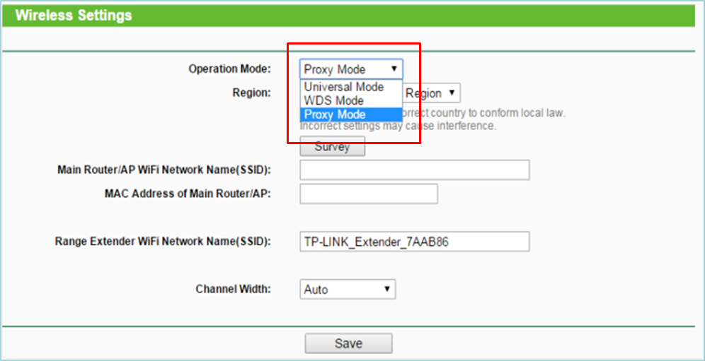 The image shows the 'Wireless Settings' page of a TP-Link router, with the option to enable MAC address filtering and address reservation.